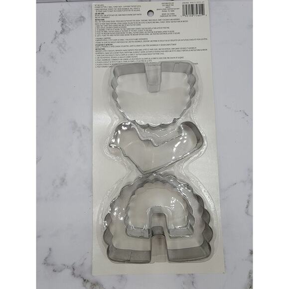 Celebrate it ~ Turkey Cookie Cutter Set ~ 4 piece ~ Fall ~ Baking ~ Cookies - Picture 2 of 2